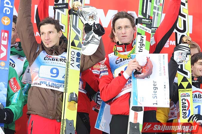 132 Robert Kranjec, Peter Prevc